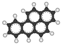 ベンゾ[a]ピレンの球棒モデル{{{画像alt2}}}