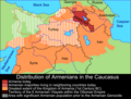 Armenian population (1914-2024).