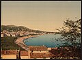 Vue de la baie de Cannes depuis le Mont-Chevalier, photochrome, 1890