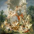 Les Génies des Arts by François Boucher, at the Musée des Beaux-Arts