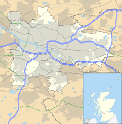 Nerston is located in Glasgow council area