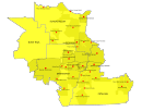 Map of Petaling District, Selangor 雪兰莪州八打灵县地图