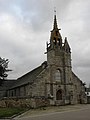 Façade occidentale de l'église Saint-Agapit.