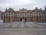 Strand block från gårdssidan, Somerset House, London