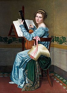 Ritratto di Victorine Frémiet, sorella dell'artista, 1818