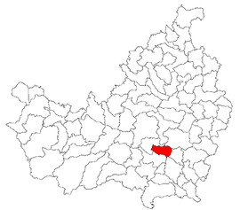 Location in Cluj County