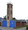 Historischer Geräteschuppen mit Schlauchturm in Arendsee