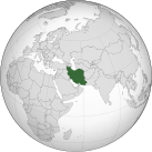 Location of Iran