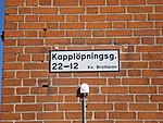 Kapplöpningsgatan i kvarteret Brottaren.