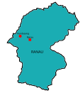 Map of Ranau District, Sabah 沙巴州兰瑙县地图