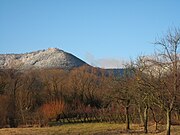 Le mont Sainte-Odile en hiver.