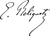 signature d'Émile Reliquet