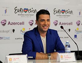 Željko Joksimović tijdens het Eurovisiesongfestival 2012