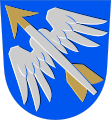 Wappen mit Geflügeltem Pfeil (Haapajärvi)