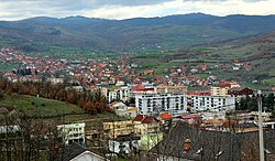 Panorama e qytezës së Kamenicës