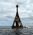 Image 3The North Carr Beacon at low tide; the unlit beacon was built between 1813 and 1821 by Robert Stevenson to warn shipping of the North Carr Reef near Fife Ness Credit: Kathrinpassig