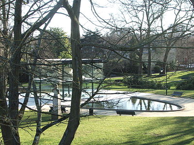 Vue sur le parc de Tessé.