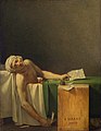 La mort de Marat, per Jacques-Louis David (1793)