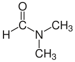 Strukturformel von Dimethylformamid