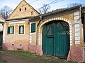 A typical village house façade