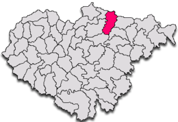 Năpradea – Mappa