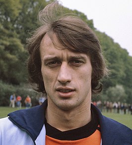 Slot seizoen 1977/1978. Rob Rensenbrink in Zeist bij de KNVB in mei 1978. Selectie Nederlands Elftal voor WK 1978 in Argentinië, tussen 3 en 25 juni.