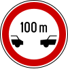 Minimum following distance