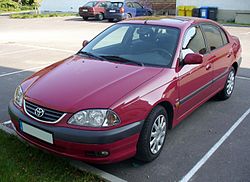 Face-lifted 1st gen Avensis