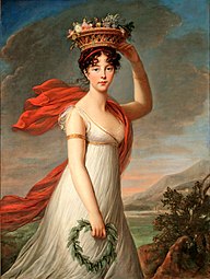 Julie Lebrun as Flora; by Élisabeth Vigée Le Brun; c.1799; oil on canvas; 129.5 x 97.8 cm; Museum of Fine Arts (St. Petersburg, Florida), US