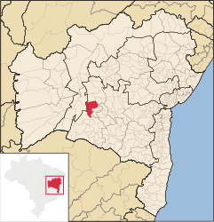 Macaúbas – Mappa