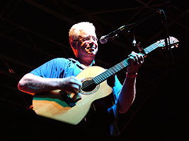 Bruce Cockburn performing at the City Stages festival in Birmingham, Alabama, United States