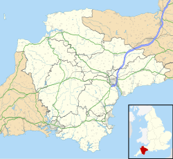 Witheridge ubicada en Devon