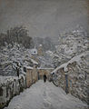 La neige a Louveciennes, 1878.