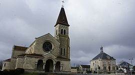 The church of Notre-Dame in Pontfaverger-Moronvilliers