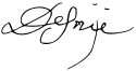 Désirée Clary's signature