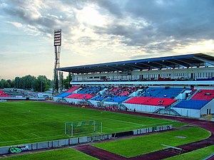 Die neue Haupttribüne mit V.I.P.-Logen (2009)