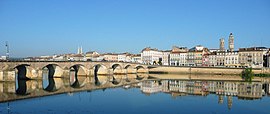 The river Saône in Mâcon