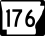 Highway 176 marker