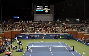 Court 17, das viertgrößte Stadion mit 2800 Plätzen