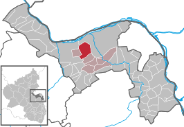 Kaart van Gau-Algesheim