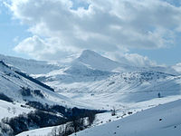 Le Puy Mary (1 783 m) en hiver