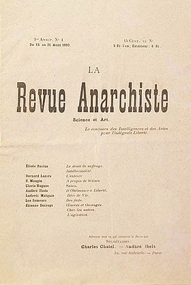 Image illustrative de l’article La Revue anarchiste