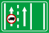 Alternating passing of vehicles