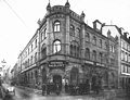 Svenska Dagbladet's editorial house at Karduansmakargatan 13 / Klara Södra Kyrkogata in the Loen block.[19] Architects Ullrich & Hallquist. Year built 1897