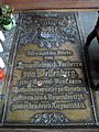 Brass epitaph of Ignaz Heinrich von Wessenberg in the Cathedral of Konstanz