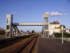 La passerelle.