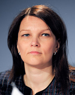 Pääministeri Kiviniemi Pohjoismaiden neuvoston kokouksessa vuonna 2010.