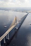 De brug Ponte Rio Negro