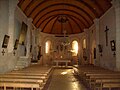 Intérieur de l'église de Saint-Seurin d'Uzet