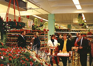 Trädgårdshallen, återinvigning 1990